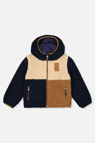 Manteau mi-saison réversible Deux par deux (12-24 Mois)