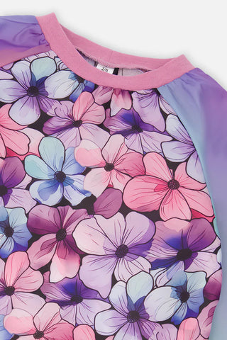 Tablier imprimé fleurs (2-6 Ans)