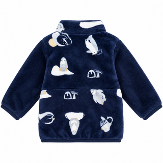 Veste peluche pingouins (18 mois à 4 ans)