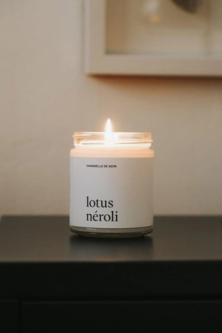 Chandelle marée Lotus Néroli