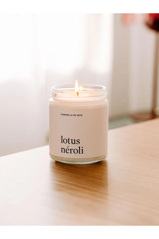 Chandelle marée Lotus Néroli