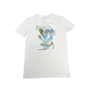 T-shirt blanc "Surf&Relax" (S-XXL)