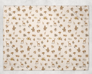 Couverture de minky Ours Boho
