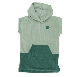 Poncho de plage à capuchon