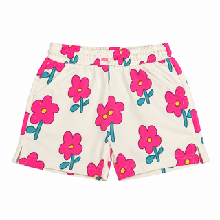 Ensemble imprimé fleurs roses (2-6 Ans)