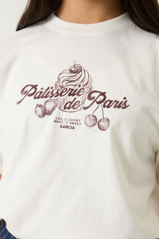 T-shirt blanc Garcia (8-16 Ans)