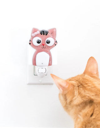 Veilleuse chat