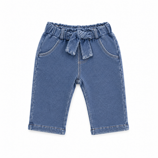 Jeans à noeud (0- 18 mois)