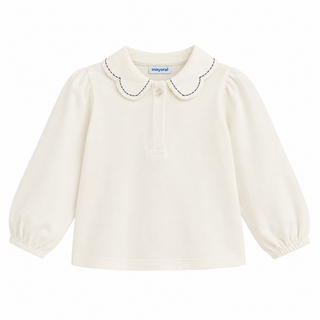 Chemise à col volant (6- 24mois)