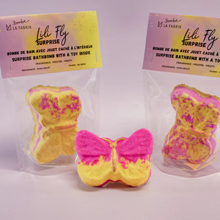 bombe de bain papillon (Lily Fly)