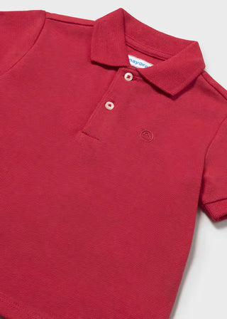 Polo rouge (6-24 Mois)