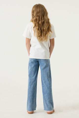 T-shirt blanc "Berry Sweet" de Garcia (8-16 Ans)