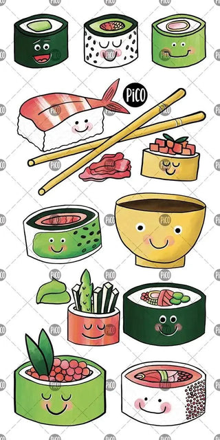 Tattoos Les mini sushis